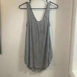 Open-back tank top